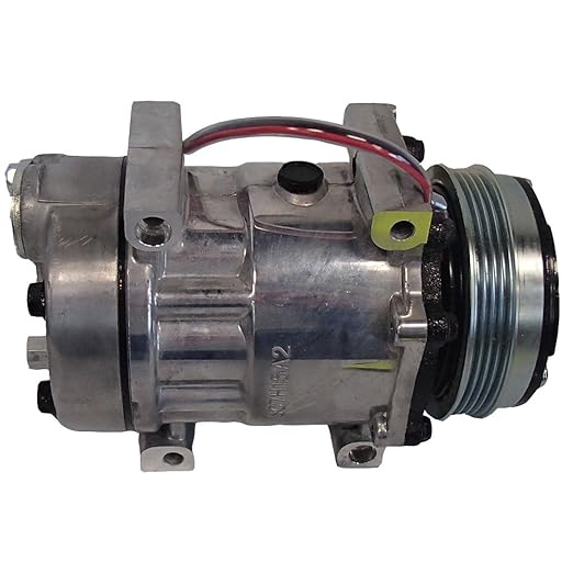 7H15SHD A/C Compressor 87802912 for New Holland Tractor T6050 TS125A T6060 T6070 T6080 T6010 T6020 T6030 TS135A T6040 TS100A