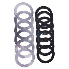 7x D70672 e 6x D50083 Power Shuttle Friction &amp; Counter Plates Set para CASE 350 480C 580C 584C 585C 586C 