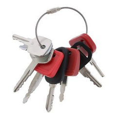 Juego de 8 llaves de encendido para maquinaria pesada John Deere, Komatsu y CASE.