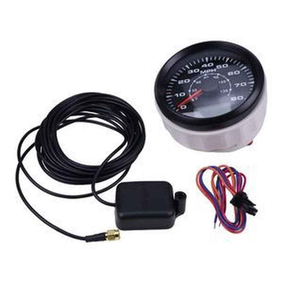 85mm GPS Speedometer Odometer 0-80MPH/120KMH for ATV UTV Boat
