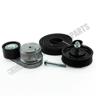 Kit de tensor de correa serpentina y polea guía 90K-38285 compatible con Dodge RAM 2500/3500/4500/5500 5.9L/6.7L (2003-2012) y Sterling Bullet 45/55 (2008-2010). Reemplaza las piezas 38285, 36315 y K081264HD.