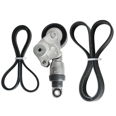 Kit de componentes da correia serpentina 90K-39390 para Mazda 3/6/CX-3/CX-5/CX-9/MX-5 Miata, 2012-2021, 2.0L, 2.3L, 2.5L, OE K060380 6PK965 6K380 4060380 5060380 39390 49858 89710 999630 999630A