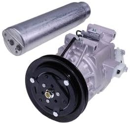 A/C Compressor 6A671-97114 & Receiver Drier 3F999-01740 for Kubota Tractor M105 M105S M95SD M108 M4900 M5700 M6800 M8200 L3240 L3940 L4630