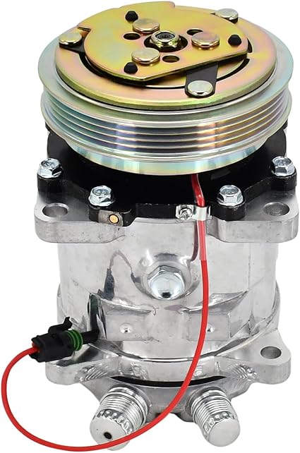 A/C Compressor 84322107 for New Holland CASE IH Skid Steer Loader 420 430 435 440 445 450 465