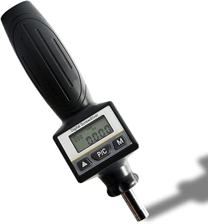 ANS-R-0.5 Digital Torque Screwdriver with LCD Backlight for Instrumentation Household Appliances - Black