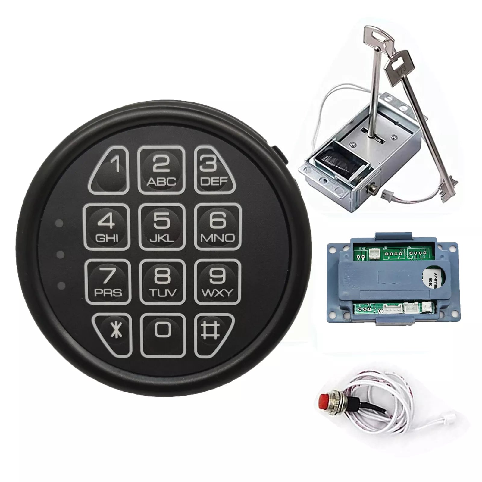 Aftermarket Stack-On Electronic Digital Safe Lock Replacement Solenoid With 2 Key