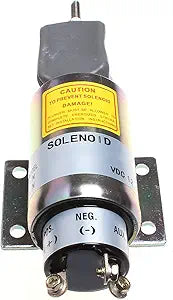 Aftermarket Woodward 2003-12E2U1B1S1A 12V Stop Shutoff Solenoid for Engine