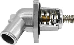 Termostato de bomba de agua de aluminio con carcasa compatible con Cadillac Escalade 2015-2020, compatible con Chevrolet GMC 2014-2020