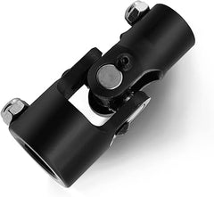 Junta universal de dirección negra de 13/16" - 36 estrías x 1", eje de junta simple en U, longitud total: 96 mm (3-3/4")