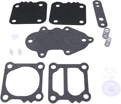 Kit de diafragma para bomba de combustible para motores de embarcaciones Mercury Mariner Quicksilver de 35 a 275 HP (modelos 21-42990A7, 42990A8, 42990A9, 42990A10 y 857005A1), compatible con Sierra 18-7817.