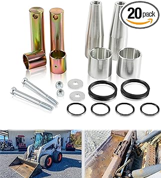 Bobtach Pin and Bushing Kit for Bobcat S205 S220 S250 S300 S330 S450 S510 S530 S550 S570 S590 S595 S850