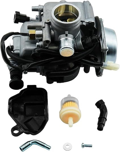 Carburetor Carb Compatible with Honda Rancher 350 TRX 350 FM TM TE FE 2001 2002 2003 2004 2005, #16100-HN0-A00, 16100-HN0-A02, 16100-HM5-L01