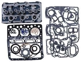 D750 Complete Cylinder Head with Full Gasket Kit 6599993 for Kubota Engine Bobcat Excavator X220 X320 320 220 Skid Steer Loader 453C 453 443