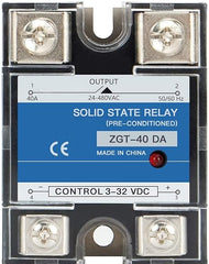 DC-AC 25A 3-32VDC 40-480VAC Solid State Relay SSR With Heatsink D4825D for Crydom