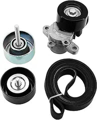 Kit de tensor de correa de transmisión y correa serpentina compatible con Nissan Altima 2007-2012, Maxima 2009-2015, Murano 2009-2014, para motor V6 de 3.5L, reemplaza 39155 7PK1700