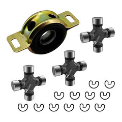 Drive Shaft Center Support Bearing & U-Joint Kit Compatible with 2005-2015 Toyota Tacoma 2WD/4WD Replaces 37230-0K040, 5-213X