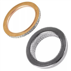 Exhaust Muffler Silencer Pipe Gasket Kit for Yamaha YXC700 YXM700 Viking 700 4X4