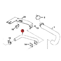 Exhaust Tube 7000322 for Bobcat Excavator 430