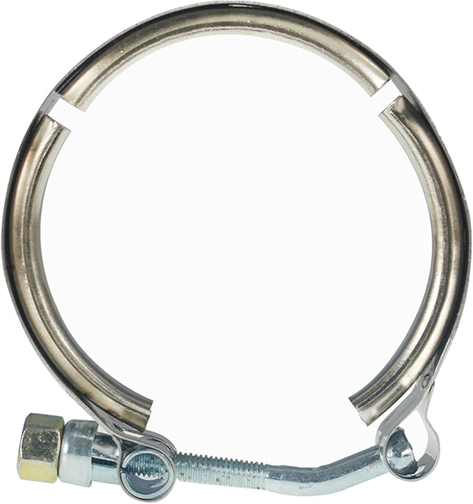 Exhaust Tube Turbo Outlet V Band Clamp 3903652 for Cummins Engine 4B3.9 6B5.9 6BT 5.9 89-02 Dodge Ram 2500 3500