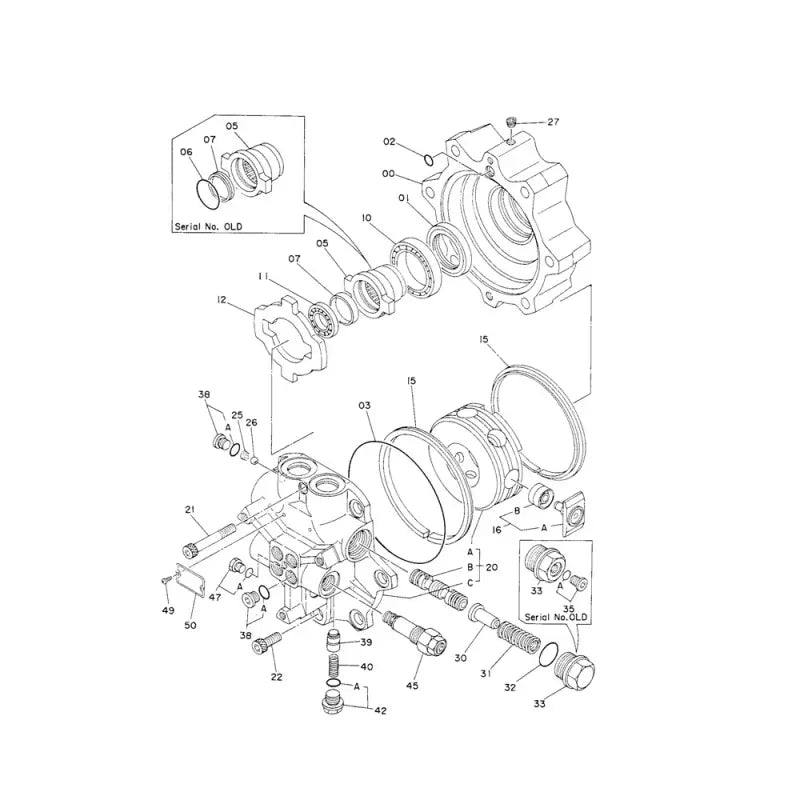 For Hitachi Excavator EX60 Travel Motor Ball Bearing 4193402