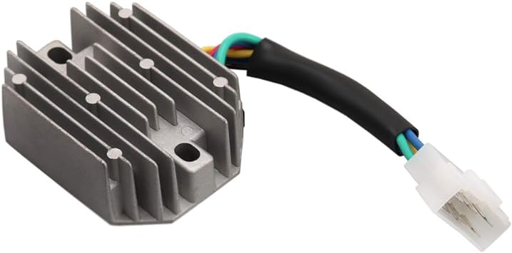 For Kubota Utility Vehicle RTV1100 RTV1140 RTV500 RTV900 RTVX1100 RTVX1120 RTVX1140 RTVX900 12V Voltage Rectifier Regulator 6 Wire 15531-64601