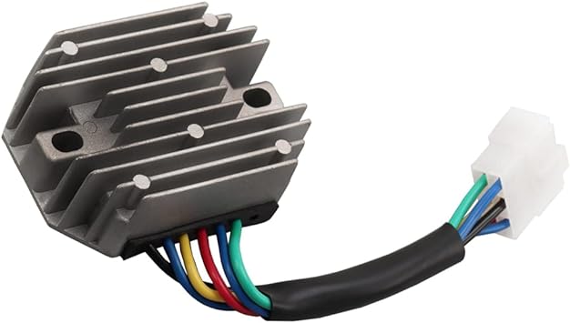 For Kubota Utility Vehicle RTV1100 RTV1140 RTV500 RTV900 RTVX1100 RTVX1120 RTVX1140 RTVX900 12V Voltage Rectifier Regulator 6 Wire 15531-64601