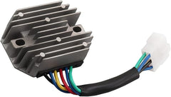 For Kubota Utility Vehicle RTV1100 RTV1140 RTV500 RTV900 RTVX1100 RTVX1120 RTVX1140 RTVX900 12V Voltage Rectifier Regulator 6 Wire 15531-64601