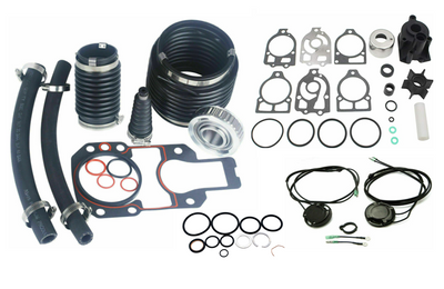 Kit de foles de vedação do espelho de popa para MerCruiser Alpha One Gen 1 30-803097T1 e 46-96148A8