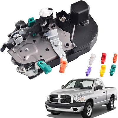 Actuador de cerradura de puerta delantera izquierda 931-636 compatible con Dodge Ram 1500 2500 3500 2003-2010. Reemplace el motor del conjunto del pestillo de la cerradura de la puerta del lado del conductor 55276791AC.