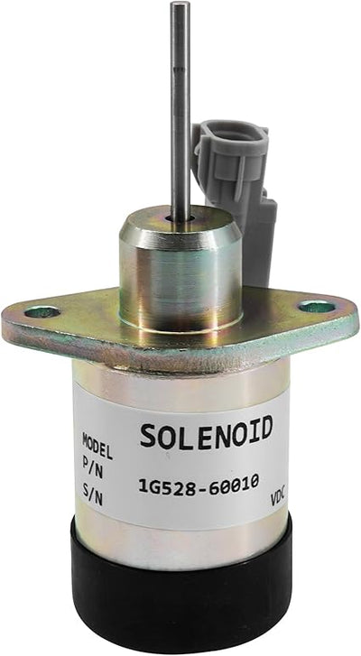 Válvula Solenoide de Corte de Combustível 1G528-60010 1G939-60010 25-38773-00 PS45CZ290 PS45CZ250 Compatível com Motores Kubota V2203 V2607 V3300 V3307 V3800 V3800DI D1503