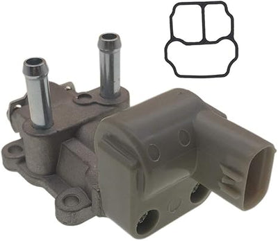 Válvula de control de aire de ralentí (IACV) AC186 16022P2EA51. Compatible con Honda Civic CX DX EX HX LX GX (1996-2000) y Acura EL (1997-2000) 1.6L SOHC. Incluye junta.