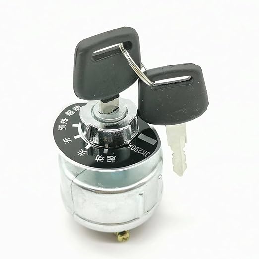 Ignition Switch With 2 Keys JK290A for Jinma Tractor JM 184 200 204 250 254 284 304 354 404 504 554 704