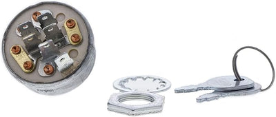 Ignition Switch With Keys 725-3163 925-3163 1754183 430-404 for Cub Cadet MTD White Outdoor Troy-Bilt Tractor Mower