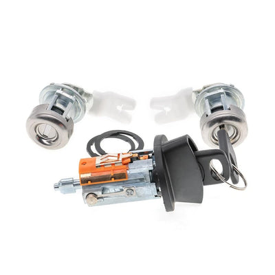 Kit de cerradura de puerta e interruptor de encendido compatible con Ford Excursion 2000-2005, Expedition 1998-2005, Explorer 2001-2007, F-250 F-350 1998-2007, Freestar 2004-2007