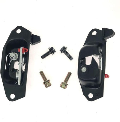Par de palancas de cierre de puerta trasera izquierda y derecha. Compatible con Cadillac Escalade EXT 2002-2006, Chevy Avalanche, Chevy Silverado 1999-2006 y GMC Sierra. Reemplaza las piezas 15921948 y 15921949.