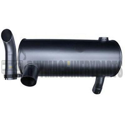 Muffler 4479646 with Clamp and 2Pcs U-Bolt for Hitachi Excavator ZX130W ZX160 ZX160W ZX180LC ZX180W ZX185USR ZAXIS180W