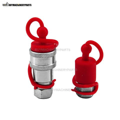 Nuevo acoplador hidráulico rápido de 1/4" NPT con cuerpo de 1/4" y válvula de asiento estilo Pioneer.