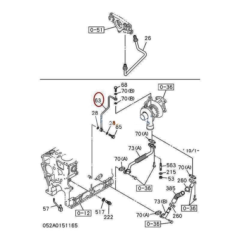 Pipe VI8980959780 for Isuzu Engine 4LE2 New Holland Excavator E80BMSR E70BSR