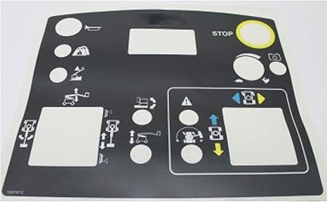 Platform Control Panel Decal 1257157GT 1257157 for Genie Boom Lift Z-33/18