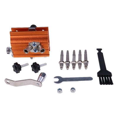 Portable Upgraded Manual Electric Sharpening Jig Set with Glove Brush Head Grinding Head for All Electric Saw Chain