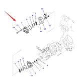 Pump Assembly 705-22-25150 for Komatsu Dump Truck HM400-3M0 HM400-5 HM400-3R