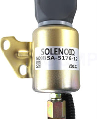 12V Fuel Shutoff Solenoid SA-5176-12 1756ES-12SUC5B1S5 for Kubota Engine D722 D902 Z482