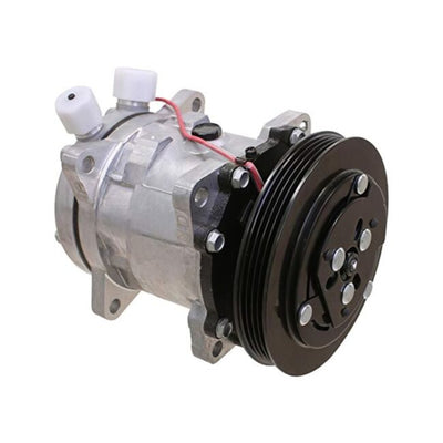 SD5H11 A/C Compressor 6372 84321961 47741862 for CASE Loader TR340 TV380 SV250 SV280 SV300 TR270 SV340 TR310 TR320 SR200 SR210 SR220 SR240 SR250 SR270