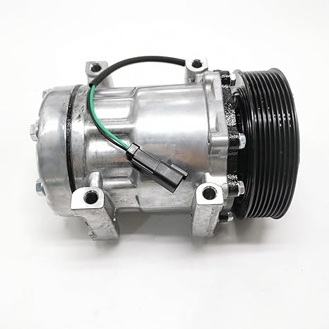 SD7H15 A/C Compressor 338-9098 for Caterpillar CAT Engine C4.4 Backhoe Loader 416F 420F 428F 430F 432F 434F 444F 450F