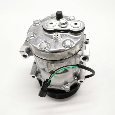 SD7H15 A/C Compressor 338-9098 for Caterpillar CAT Engine C4.4 Backhoe Loader 416F 420F 428F 430F 432F 434F 444F 450F