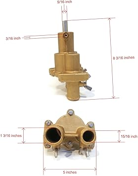 Water Pump Assembly 468M0139995 46-8M0139995 for Mercury MerCruiser Quicksilver4.3L 5.0L 5.7L 6.2L MPI