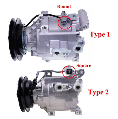 Compresor de aire acondicionado 6A671-97114 y secador del receptor 3F999-01740 para tractores Kubota M105, M105S, M95SD, M108, M4900, M5700, M6800, M8200, L3240, L3940 y L4630.