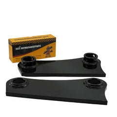 Un par de orejetas de soldadura para acoplamiento de cucharón de 50 mm (12") para excavadora Caterpillar CAT 308