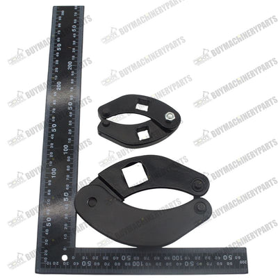 Adjustable Gland Nut Wrench 1266 & Universal Hydraulic Cylinder Spanner Wrench 7463 CAS-1456A for Most Farm and Construction Equipment - Buymachineryparts