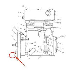 Air Compressor Crankshaft 9N-2380 for Caterpillar CAT 3408E/3412E Engines